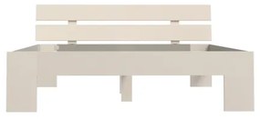 Pat dublu PIROA 160x200 cm, bej