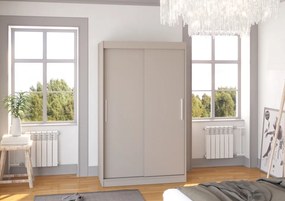 Dulap cu uși glisante COLLIN – 120x58x200 cm – Cașmir