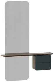 Set pentru hol verde închis/maro cu aspect de lemn de stejar One More Look – UMAGE