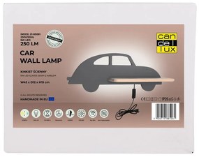 Corp de iluminat pentru copii gri Car – Candellux Lighting