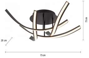 Paul Neuhaus 6474-48 - LED Plafonieră dimmabilă LINDA 4xLED/7W/230V