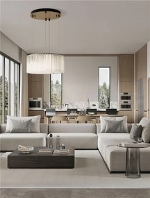 Lustra LED suspendata design decorativ NOL D-68cm