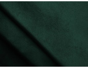 Pat boxspring verde închis cu spațiu de depozitare 140x200 cm Mikana – Makamii