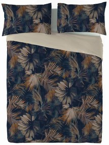 Lenjerie de pat din bumbac și in Frunze, 160 x 200 cm, 2 buc. 70 x 80 cm