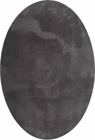 vidaXL Covoare de zonă Oval HUARTE Antracit 160 x 230 cm