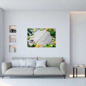 Tablou legumele (90x60 cm)