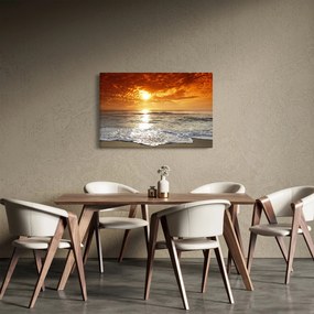 Tablou cu apus de soare din Corsica (90x60 cm)