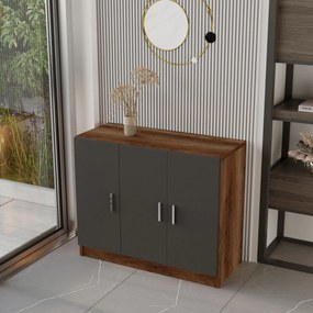 Set pentru birou Vincent 12 (nuc + antracit). 1072643