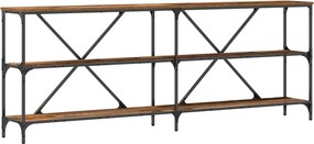 vidaXL Masă de consolă Lemn vechi 200 x 30 x 75 cm Lemn compozit