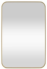 Oglinda de perete, auriu, 40x60 cm, dreptunghiulara 1, Auriu, 40 x 60 cm