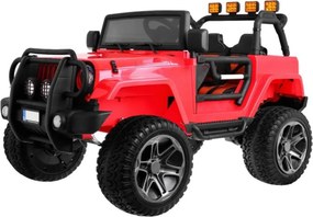 Masinuta Electrica cu acumulator pentru copii NOVOKIDS™ Jeep 4X4 PRO, 2 locuri, Max 40 kg, 3-10 ani , Husa ploaie si rucsac ,2 Baterii 12V, 2 Viteze,