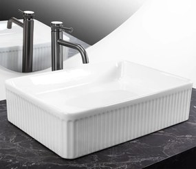 Lavoar Fiorella alb L50 cm