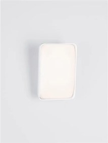 Aplica de perete exterior LED IP65 NUBO alb