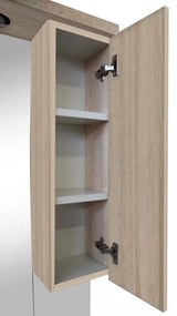 Mobilier complet de baie Nerva 75, stejar Sonoma