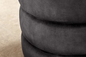 Bancheta cu spatiu de depozitare, Catifea Gri, VOQUE 50cm A-46689 VC