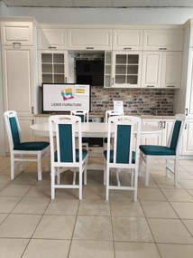 SET COLOR 108 MASA EXTENSIBILA 150/185CM + 6 SCAUNE