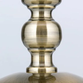 Lampă de masă Orion LA 4-1085/1 TONIA 1xE27/60W/230V d. 30 cm alb/bronz