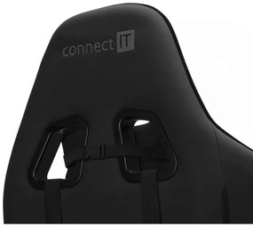 Scaun pentru jocuri video CONNECT IT CGC-1200-BK Monaco Pro negru