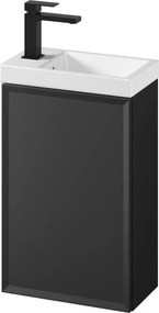 Cersanit S801-569 - Dulap de baie suspendat cu lavoar MILLE 40x22 cm, negru