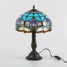 BRILAGI - Lampă de masă Tiffany cu vitralii LORAS 1xE27/40W/230V