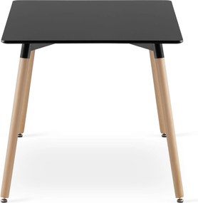 OFERTA Masa de bucatarie neagra ADRIA 120x80 cm II. calitate