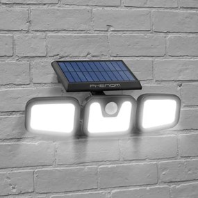 Proiector LED solar cu senzor 3xLED/3,3W/5V IP65