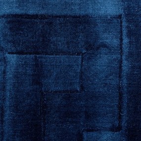 Covor modern din vascoza de culoarea safirului Baldwin 200x300 109276 HZ