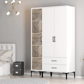 Dulap de haine Kiara PT (Alb). 1088436