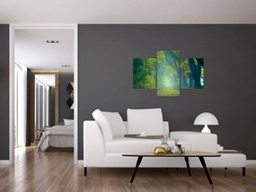 Tablou cu drum dea lungul cu copaci (90x60 cm)