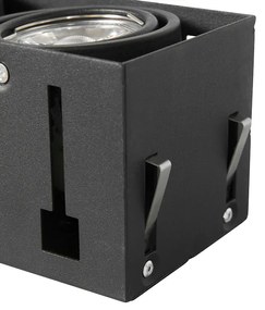 Spotlight inteligent îngropat negru incl. 2 Wifi GU10 Trimless - Oneon 2