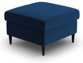 Taburet albastru cu tapițerie din catifea Kyoto – Cosmopolitan Design