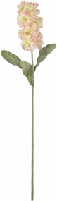 Floare artificiala MATTHIOLA 56 cm, alb-roz