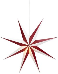 Markslöjd 704523 - Decorațiuni de crăciun ALVA 1xE14/25W/230V roșu/alb 75 cm
