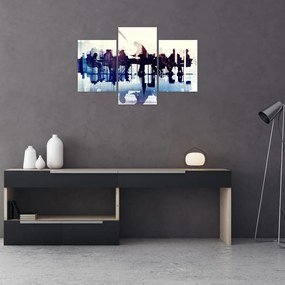 Tablou cu muzicieni (90x60 cm)