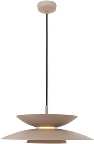 MAXLIGHT P0698 - Lustră LED suspendată pe cablu MAYUMI LED/12W/230V Ø 50 cm CRI 96 bej