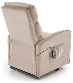 Fotoliu Maroni velvet bej H103 cm