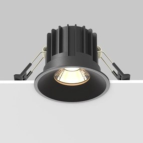 Spot LED incastrabil iluminat tehnic Round D-8cm negru