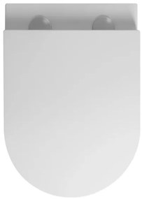 Colac de toaletă Bruckner SoftClose FULDA SLIM alb