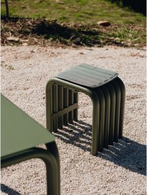 Scaun de grădină verde din metal Nokk – noo.ma