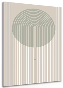 Tablou modele elegante cu cercul Mid-Century