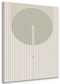 Tablou modele elegante cu cercul Mid-Century