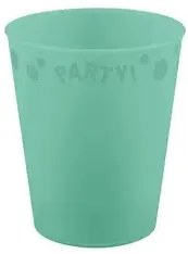 Party Pastel Mint Pahar verde micro premium din plastic 250 ml