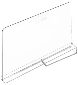 Placă transparentă separatoare raft iDesign The Home Edit, lungime 30,9 cm