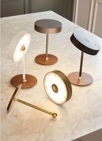 Halo Design 745777-LED Lampă reîncărcabilă cu reglaj de intensitate ON THE MOVE LED/2,5W/4000 mAh negru/lemn