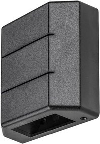 Aplica LED iluminat exterior ambiental IP54 Lippa negru