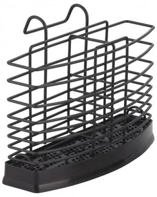 Uscător de tacâmuri Rosberg R53003D, 20.7x9.5x15.2 cm, negru mat