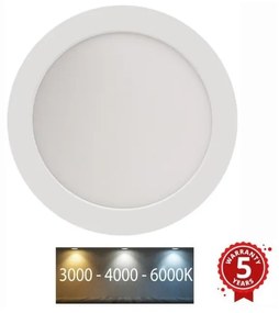 Corp de iluminat LED încastrat DLTJ LED/24W/230V 3000K/4000K/6000K alb Sinclair