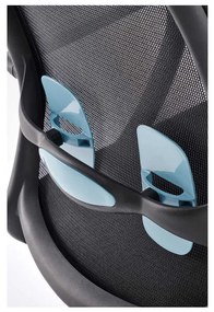 Scaun de birou Baldwin, negru