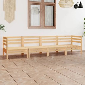 3082502 vidaXL Set mobilier de grădină, 4 piese, lemn masiv de pin