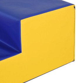 HOMCOM Parcurs motricitate bebeluși jucării de escaladare modular 2 cărămizi gigant din spumă 50 x 50 x 25 cm multicolor | Aosom Romania